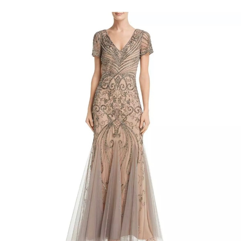Adrianna Papell Womens Formal Dress Gown 16